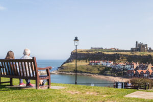 Overlooking Whitby harbour