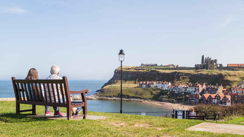 Overlooking Whitby harbour