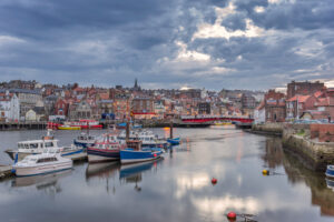 Marina in the town of Whitby