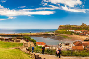 Panoramic view of Whitby, North Yorkshire