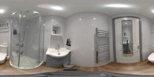 Room 17 - The Parrott Room bathroom - LilyRose Hotel